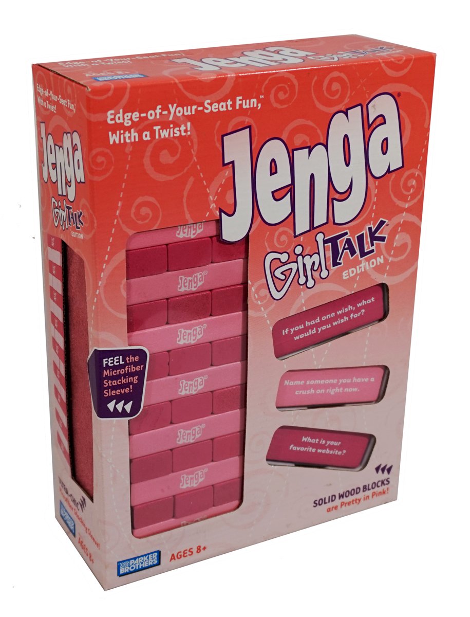ジェンガ Jenga Amazon.co.jp: [ジェンガ]Jenga Pink Talk Edition 27967 [並行
